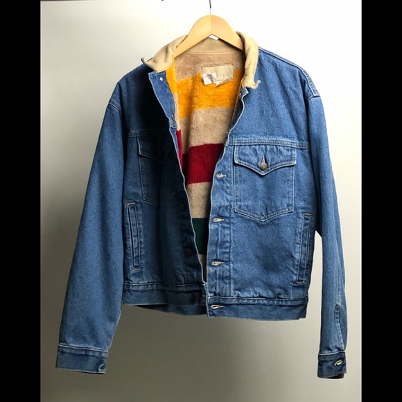 multi colored jean jacket mens